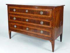 Italian Louis XVI chest of drawers with various woods inlays  - 2416143