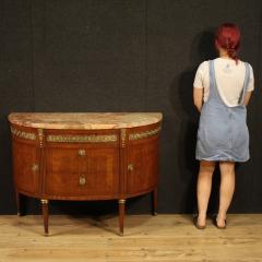 Italian Louis XVI style half moon commode - 4266777
