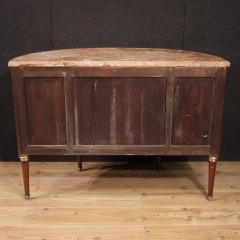 Italian Louis XVI style half moon commode - 4266782