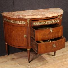Italian Louis XVI style half moon commode - 4266785