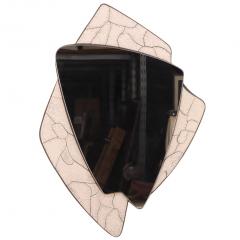 Italian MCM Ceramic and Bronze Custom Mirror - 4592531