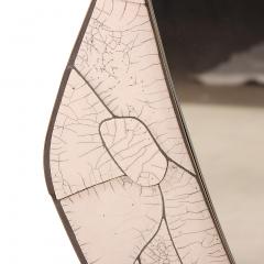 Italian MCM Ceramic and Bronze Custom Mirror - 4592533