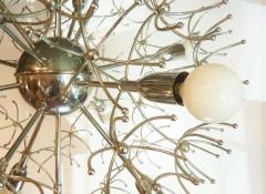 Italian MId Century Thirteen Light Chrome Sputnik Chandelier with Starbursts - 2124744