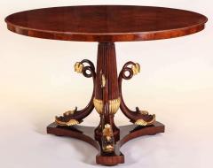 Italian Mahogany and Parcel Gilt Centre Table 1830 - 2085863