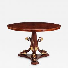 Italian Mahogany and Parcel Gilt Centre Table 1830 - 2086805