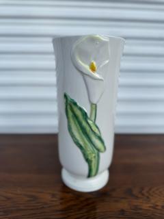 Italian Majolica Floral Vase - 4365129