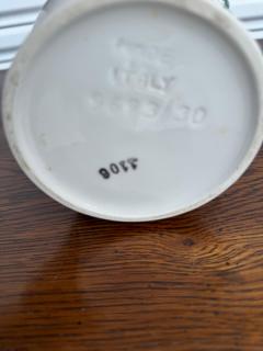 Italian Majolica Floral Vase - 4365131