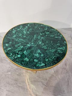 Italian Malachite and Bronze Table by Fonderia Artistica Ruocco 1990s - 4221161