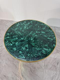 Italian Malachite and Bronze Table by Fonderia Artistica Ruocco 1990s - 4221162