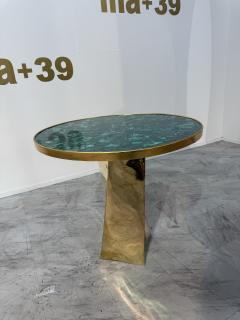 Italian Malachite and Bronze Table by Fonderia Artistica Ruocco 1990s - 4221163