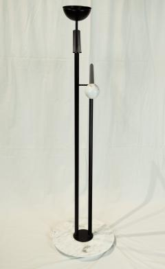 Italian Marble Black Enameled Valet Stand - 2342279