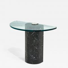 Italian Marble Brass and Glass Side Table by La Rosa 1960 - 2420504