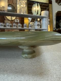 Italian Marble Drink Set with Tray and Six Goblets 1970s - 4524175