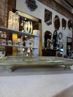 Italian Marble Drink Set with Tray and Six Goblets 1970s - 4524176