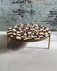 Italian Marble and Brass Coffee Table 1970 - 3363776