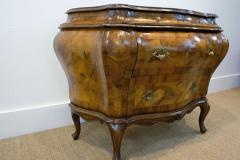 Italian Marquetry Bombe Commode - 4535496