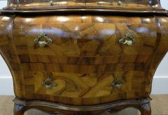 Italian Marquetry Bombe Commode - 4535497