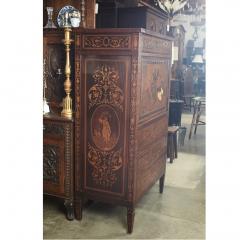 Italian Marquetry Cabinet with Fall Front Bar - 2072951