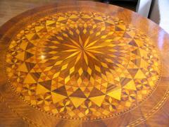 Italian Marquetry Center Table 19th c  - 574101