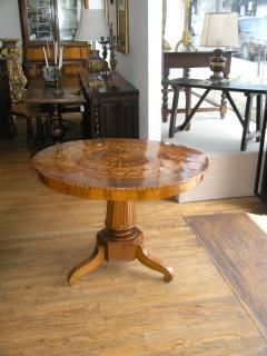 Italian Marquetry Center Table 19th c  - 574104