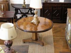 Italian Marquetry Center Table - 443011