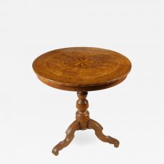 Italian Marquetry Table Circa 1850 - 672028