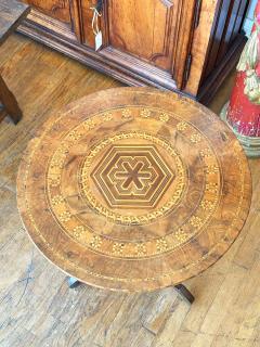 Italian Marquetry Table Circa 1850 - 3338305