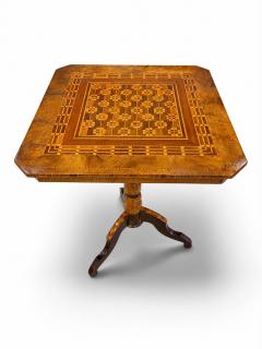 Italian Marquetry Table Circa 1850 - 4763969