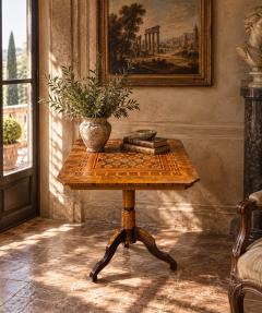 Italian Marquetry Table Circa 1850 - 4763975