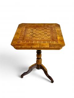 Italian Marquetry Table Circa 1850 - 4764676