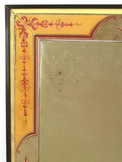 Italian Mid Century Beige Eglomise Wall Mirrors - 1378743