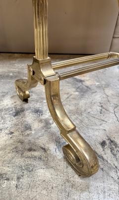 Italian Mid Century Brass Cheval Floor Mirror 1970s - 4316148