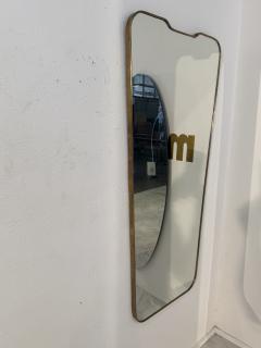 Italian Mid Century Brass Framed Wall Mirrors 1950s - 4357598