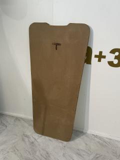 Italian Mid Century Brass Framed Wall Mirrors 1950s - 4357602