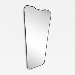 Italian Mid Century Brass Framed Wall Mirrors 1950s - 4358474