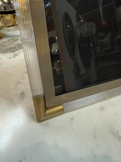 Italian Mid Century Brass and Lucite Picture Frame 1970s - 4690988