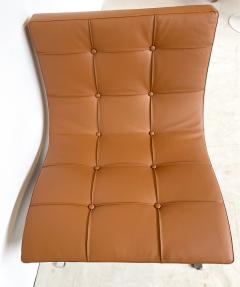 Italian Mid Century Brown Leather Armchair - 3125228