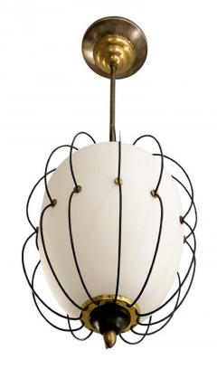 Italian Mid Century Caged Pendants - 3062187