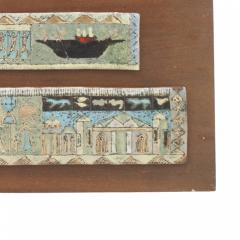 Italian Mid Century Ceramic Panel with 5 Mounted Plaques - 4195138