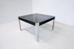 Italian Mid Century Chrome Glass Dining Table - 3020090