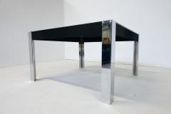 Italian Mid Century Chrome Glass Dining Table - 3020094