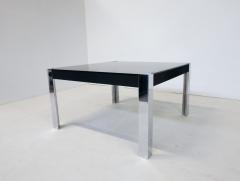 Italian Mid Century Chrome Glass Dining Table - 3020095