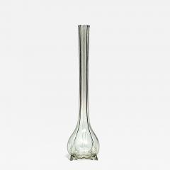 Italian Mid Century Crystal Long Neck Vase - 4690009