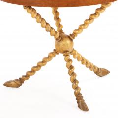 Italian Mid Century Giltwood Marble Center Table - 4636286
