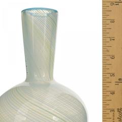 Italian Mid Century Green Art Glass Bud Vase - 4672761