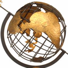 Italian Mid Century Iron Armillary - 4665178
