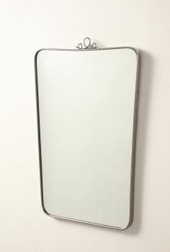 Italian Mid Century Mirror with Scroll Crest circa 1950 - 4783624