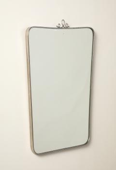 Italian Mid Century Mirror with Scroll Crest circa 1950 - 4783640
