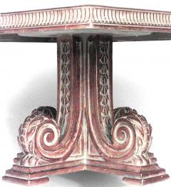 Italian Mid Century Mirrored Chinoiserie and Carved Wood Coffee Table - 4634490