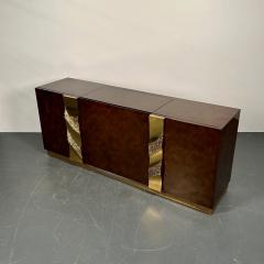 Italian Mid Century Modern Bar Entertainment Cabinet Aldo Tura Style Lacquer - 3041504